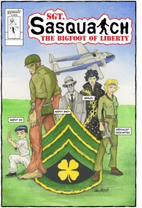 Cover of issue #2 of Sgt. Sasquatch: The Bigfoot of Liberty