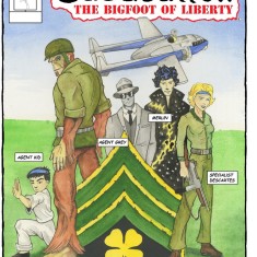Cover of issue #2 of Sgt. Sasquatch: The Bigfoot of Liberty